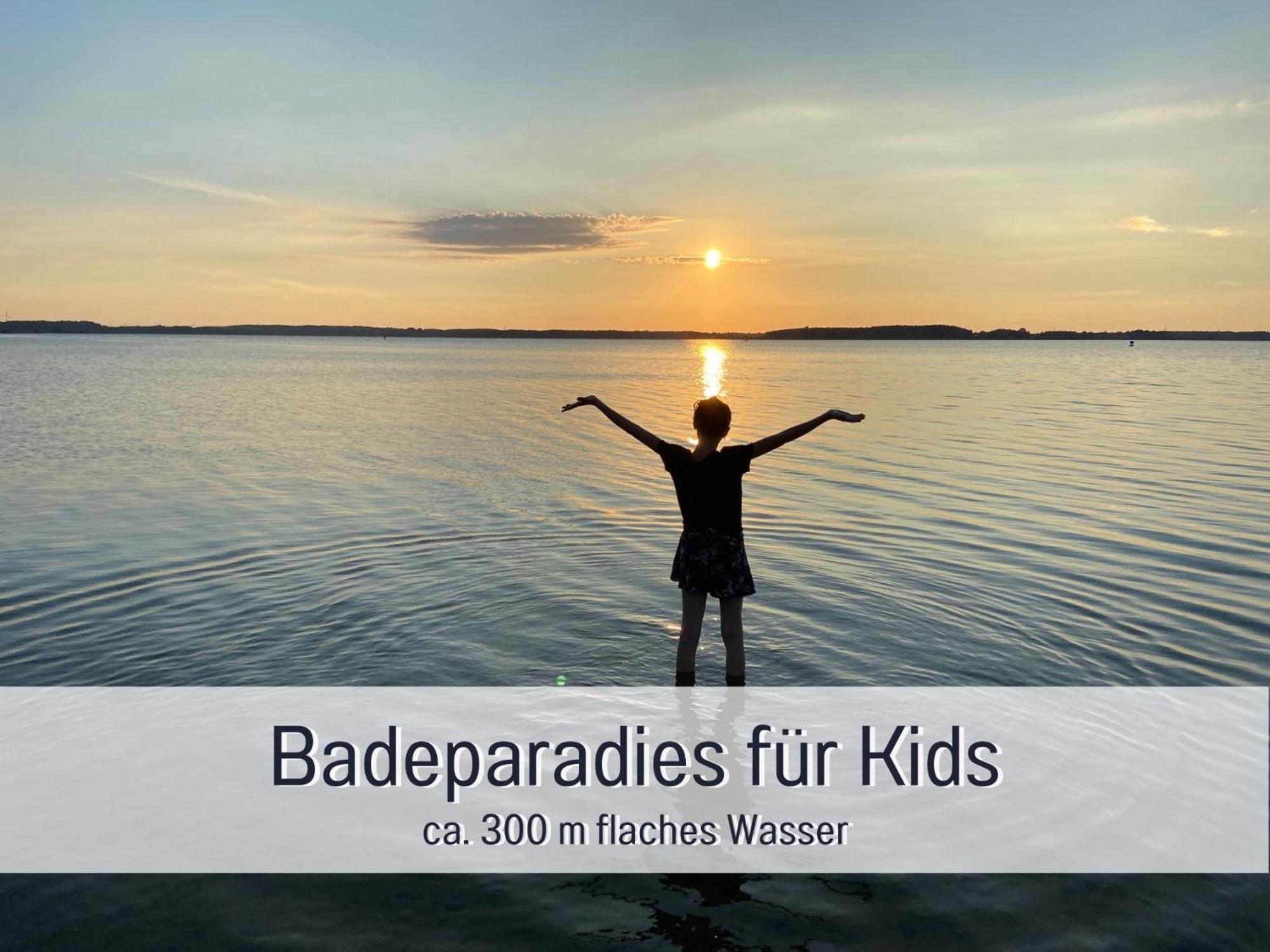 Strandhaus Mathea - Ruhige Lage Direkt Am Fleesensee - Parkplatz, Kamin, Sauna - Familienfreundlich Unter Gohren ภายนอก รูปภาพ