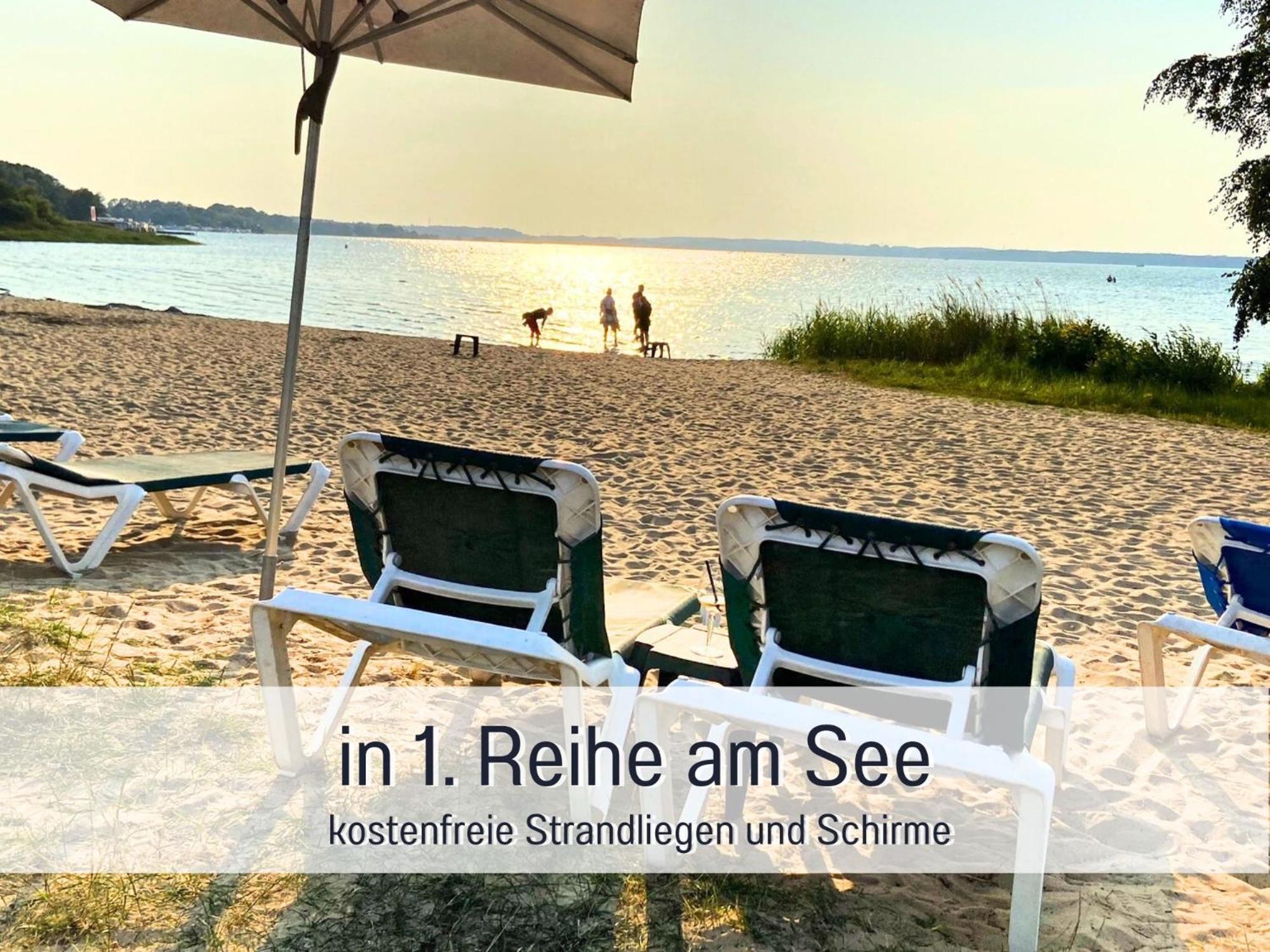 Strandhaus Mathea - Ruhige Lage Direkt Am Fleesensee - Parkplatz, Kamin, Sauna - Familienfreundlich Unter Gohren ภายนอก รูปภาพ