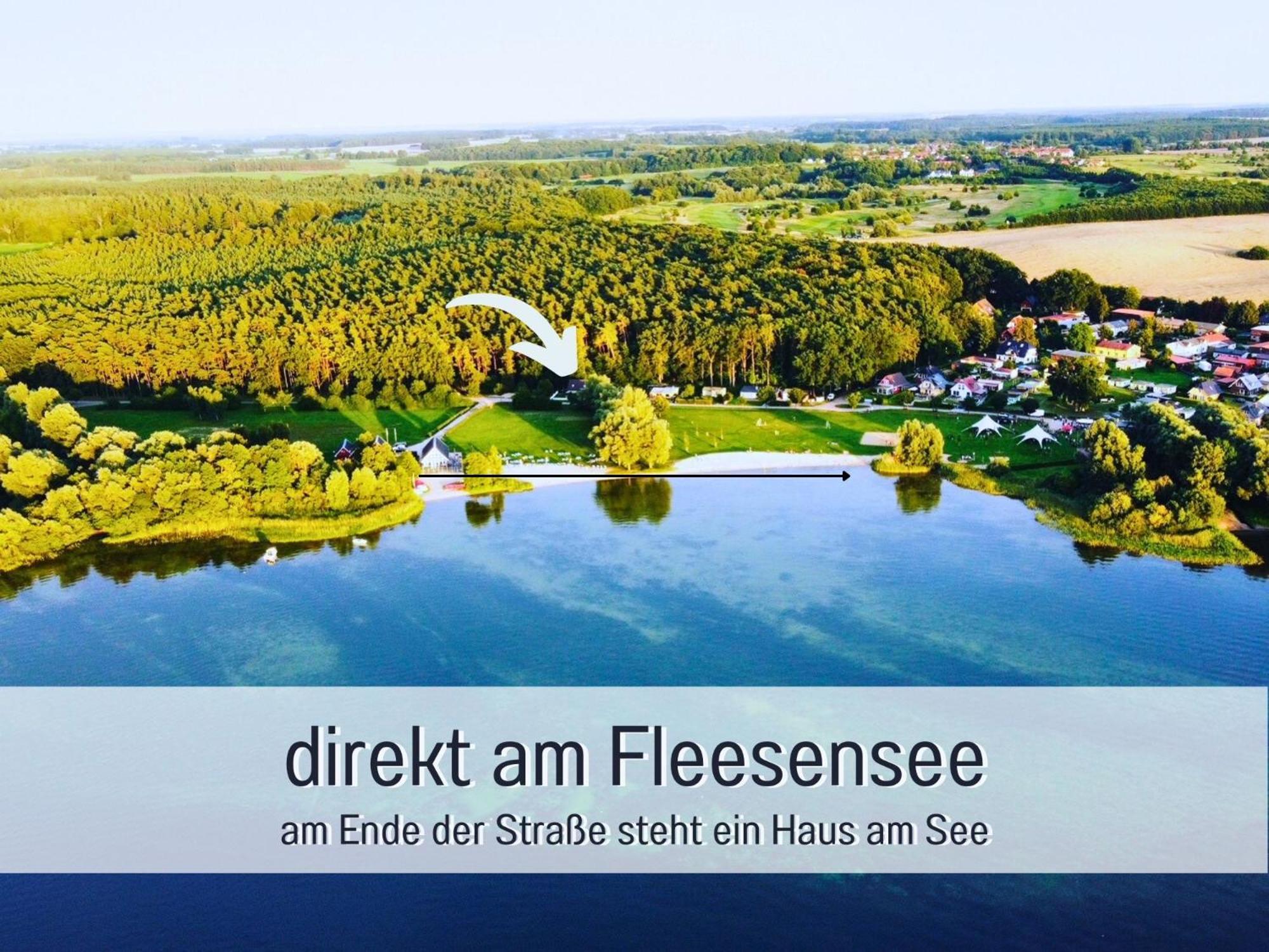 Strandhaus Mathea - Ruhige Lage Direkt Am Fleesensee - Parkplatz, Kamin, Sauna - Familienfreundlich Unter Gohren ภายนอก รูปภาพ